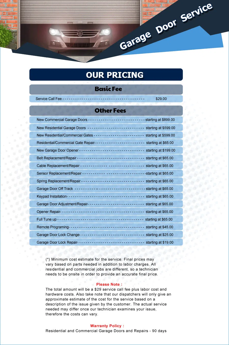 Eagle Garage Door Service Utica, MI 586-439-0111